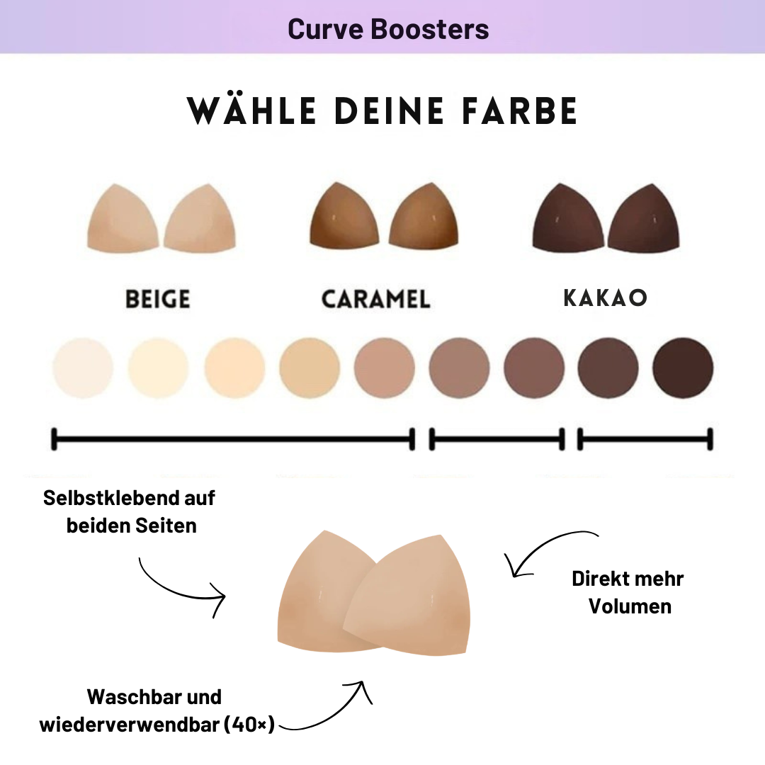 Curve Boosters | Selbstklebende unsichtbare Pads